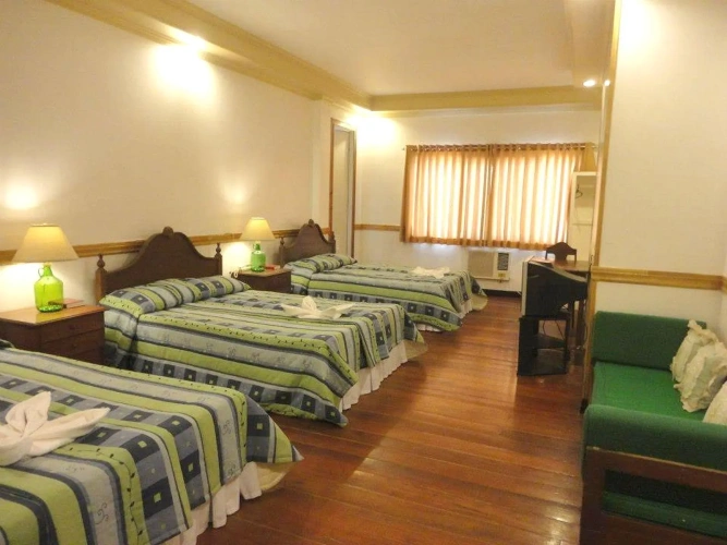 Superior Sextuple Family Suite with pool view