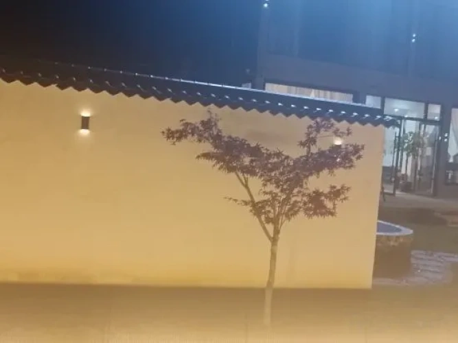 Outside