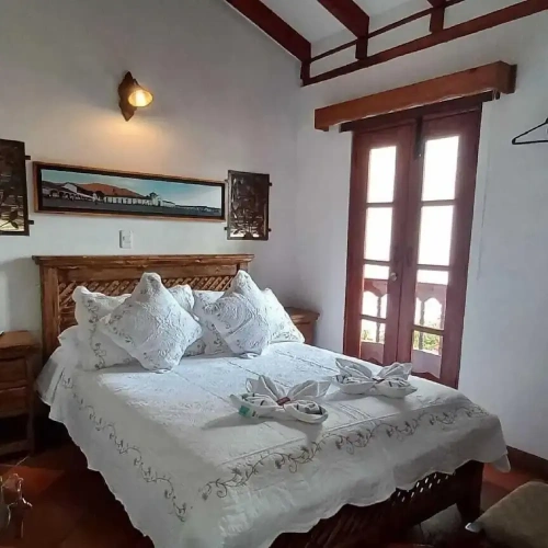 Deluxe Double room with balcony and with courtyard view