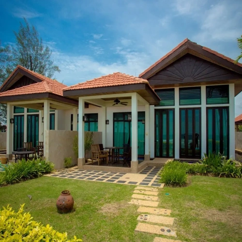 2 Bedrooms Villa with balcony and seafront