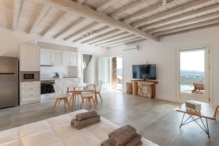 Studio with balcony and with sea view