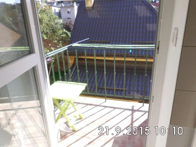 Apartment with balcony and with view