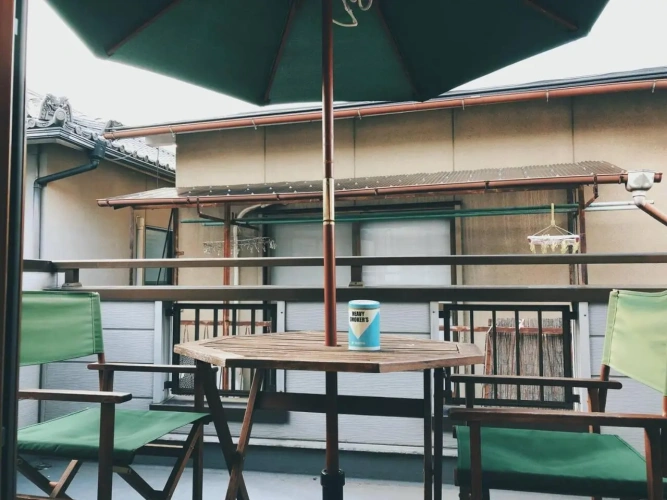 Outside