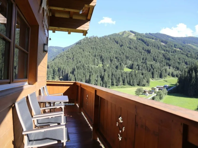 Cottage with balcony