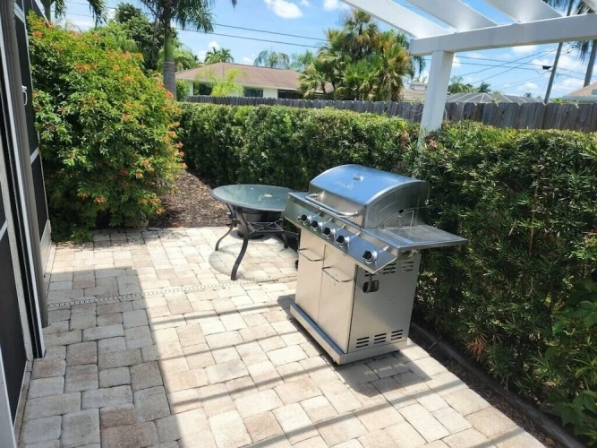 Outside