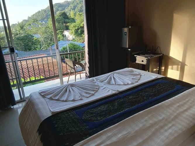 Deluxe Double room with balcony and with mountain view