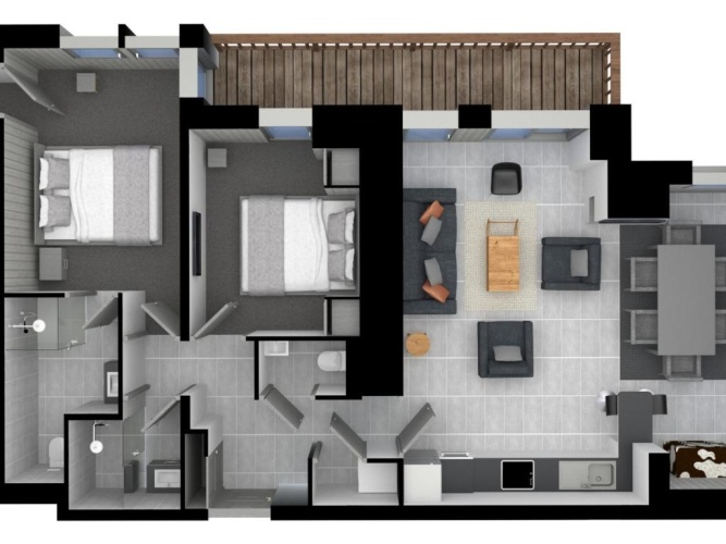 Guest rooms