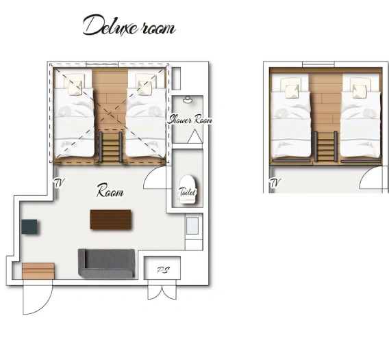 Deluxe Quadruple room