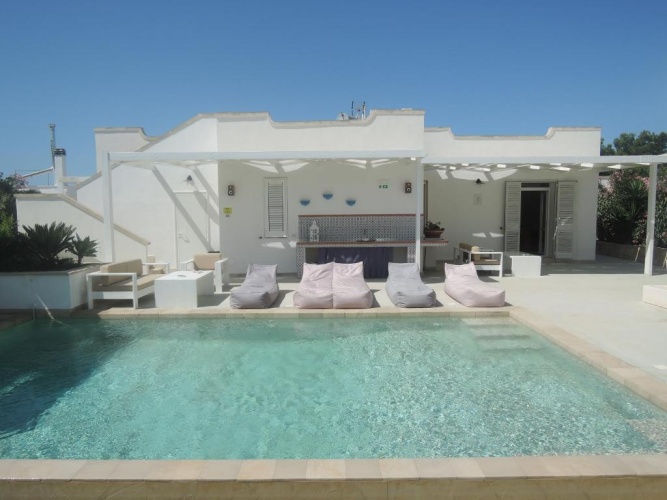 Apartment with pool view