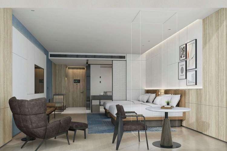 Premium Quadruple room with city view