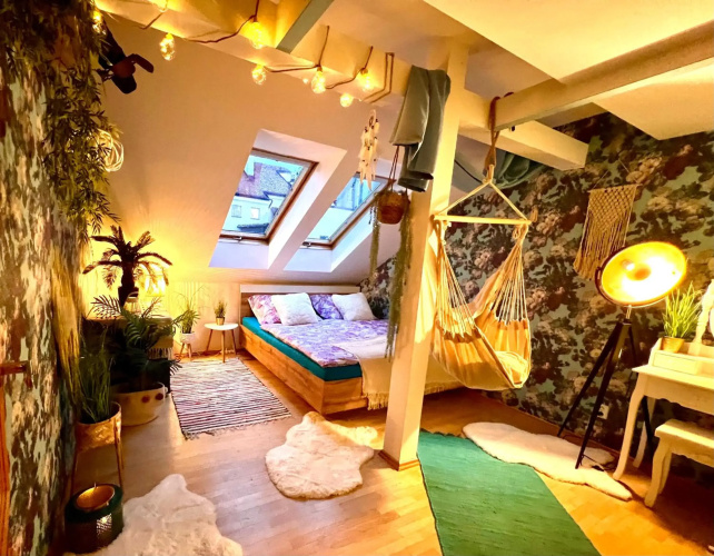 Duplex 2 with quiet terrace on Wenceslas Square