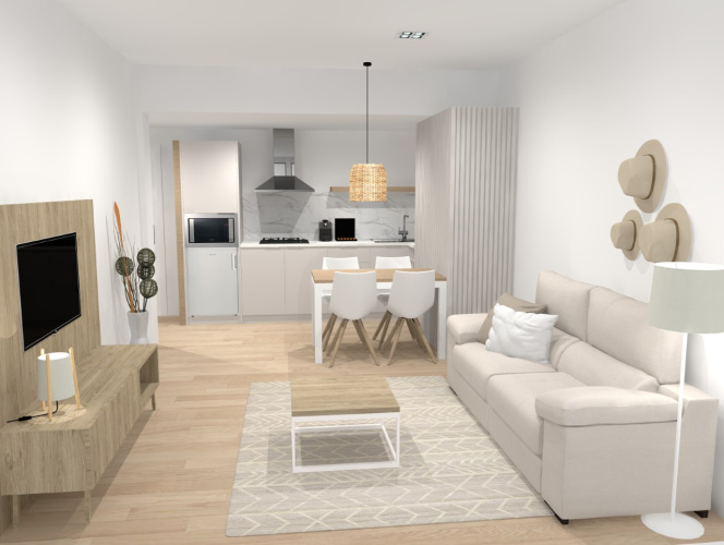 1 Bedroom Double Apartment