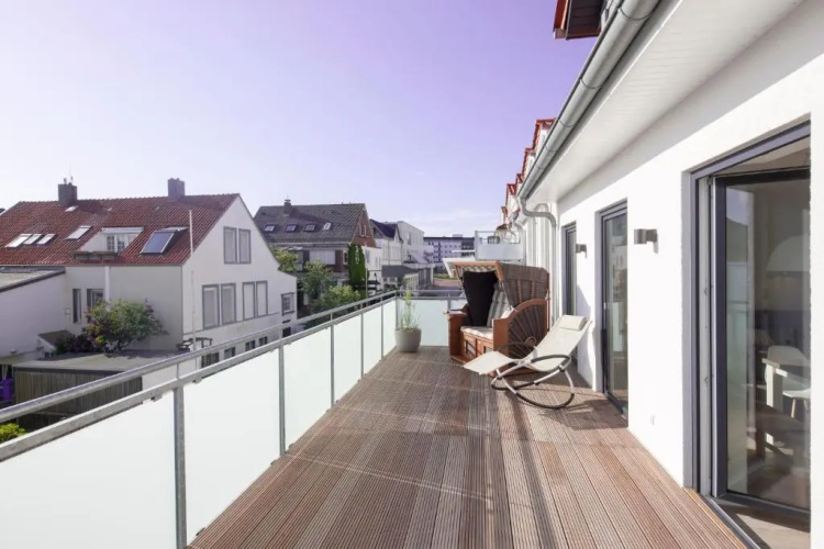 Deluxe Suite Kleine weiße Düne (mit West- u. Ostbalkon)