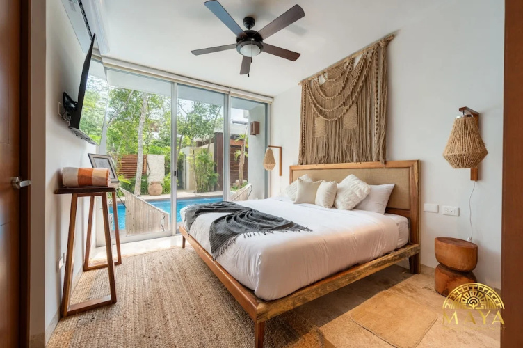 NHOA 107B Lux 1BR Condo Pool access in Aldea Zama