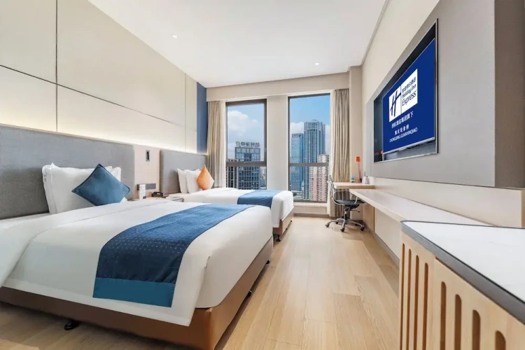 Standard Twin room with city view