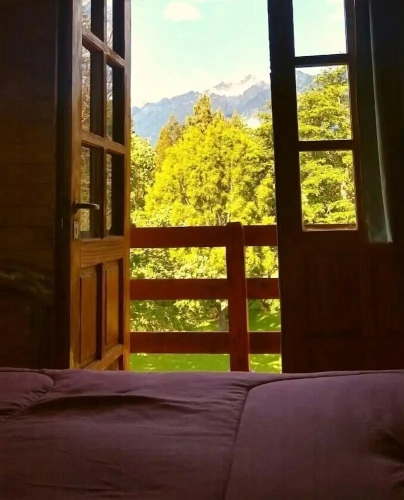 2 Bedrooms Standard Family room with balcony and with mountain view