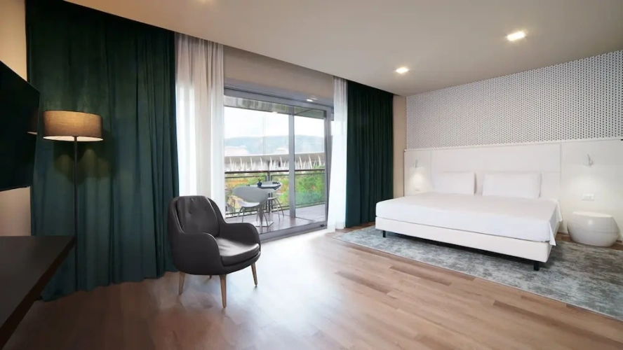 Double Junior Suite with balcony and with view