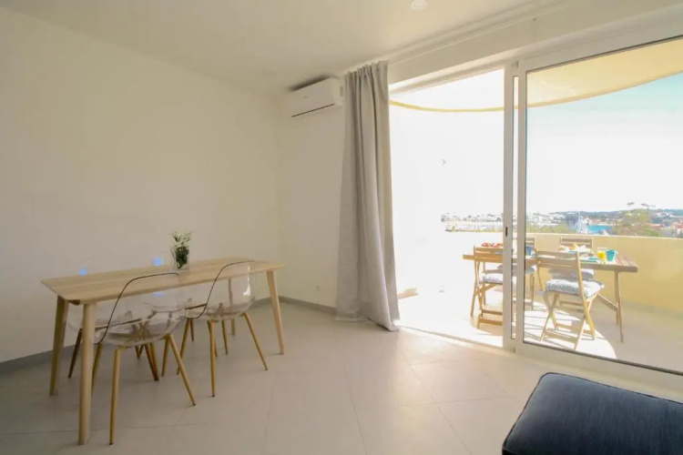 Rocha beach with a view to the marine