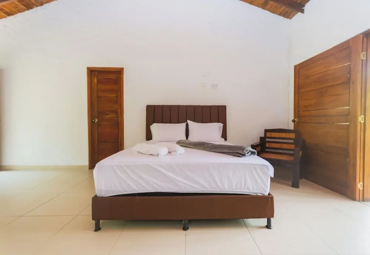 Superior Quadruple room with balcony and with garden view