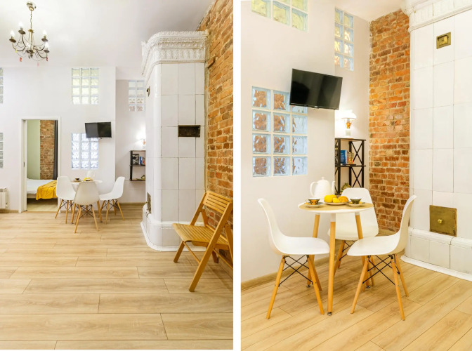 Фотография номера квартиры SeApart. На Большом 13 (бывш. Апартаменты на Большом проспекте Петроградской Стороны)