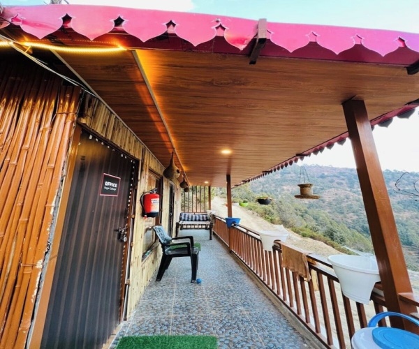Outside