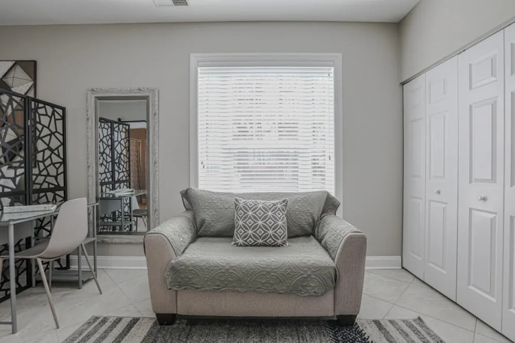Modern Gray Studio Steps to Pool Myrtle Beach SC