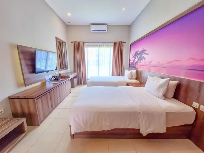 1 Bedroom Twin Suite with ocean view