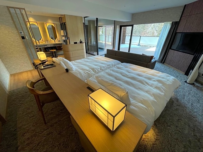 Deluxe Twin room with mountain view