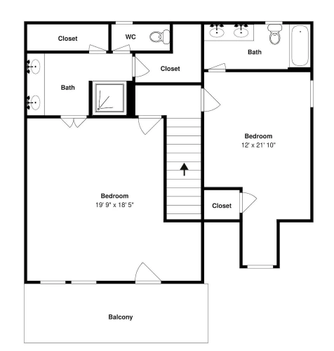 4 Bedrooms Cottage with balcony