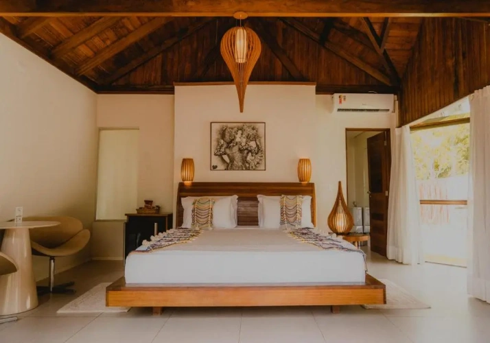 Double Bungalow with balcony and with pool view