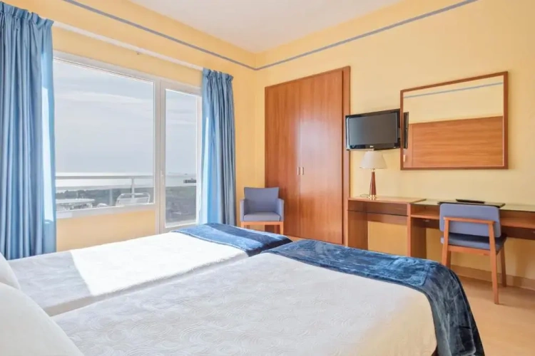 Standard Twin room with balcony and with sea view