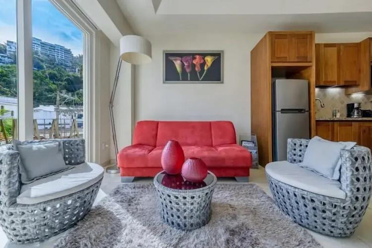 Chic Studio -rooftop Pool - Ocean View - King Bed