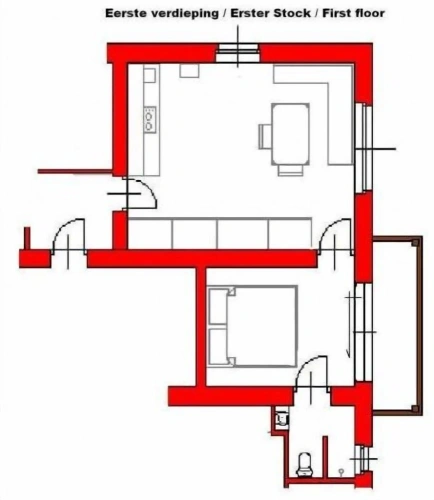 1 Bedroom Comfort Apartment with balcony and with mountain view