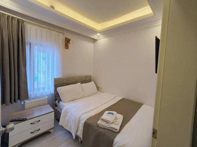 2 Bedrooms Deluxe Quadruple room with balcony and with sea view