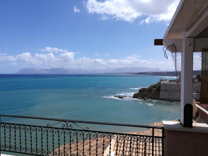 Apartment with balcony and with view