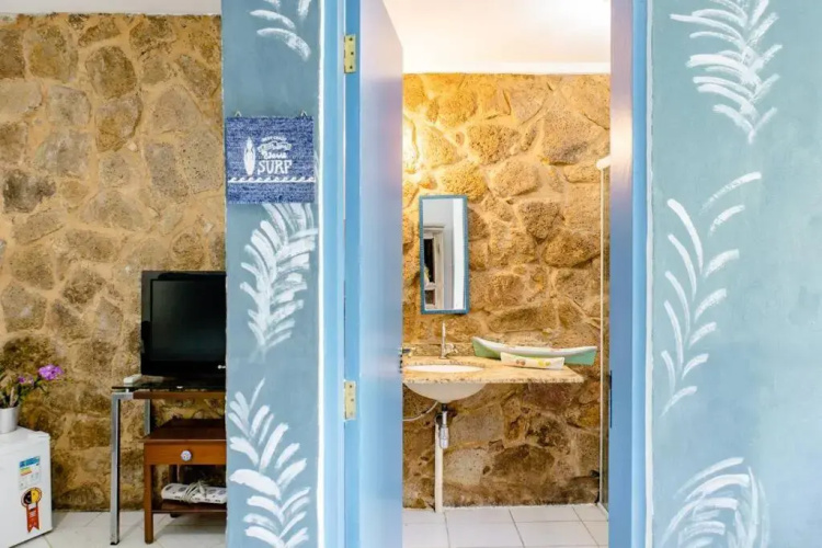 suite com entrada indep vista mar tranquilidade