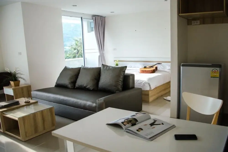 Suite with balcony and with mountain view