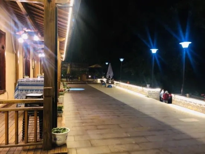 Outside