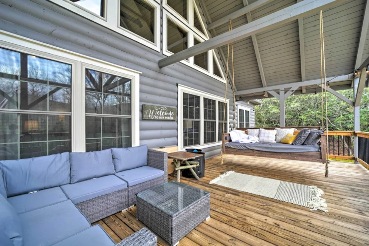 Deck + Fire Pits: Lake Toxaway Getaway!