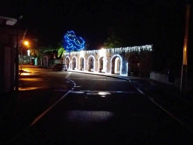 Outside