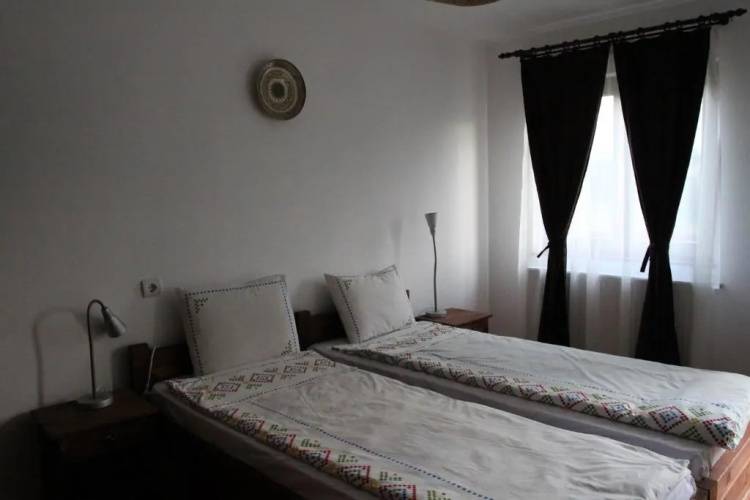Bran White Clouds House Transylvania