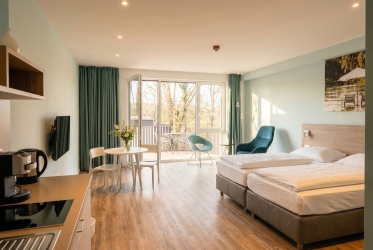 1 Bedroom Apartment with balcony and with river view