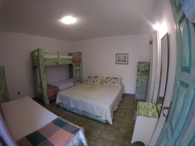 Bed in Dorm (female dorm) with view