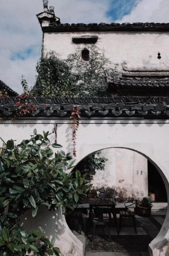 Outside