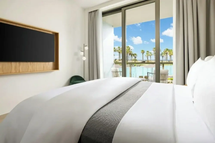 Deluxe Double room with balcony and with pool view