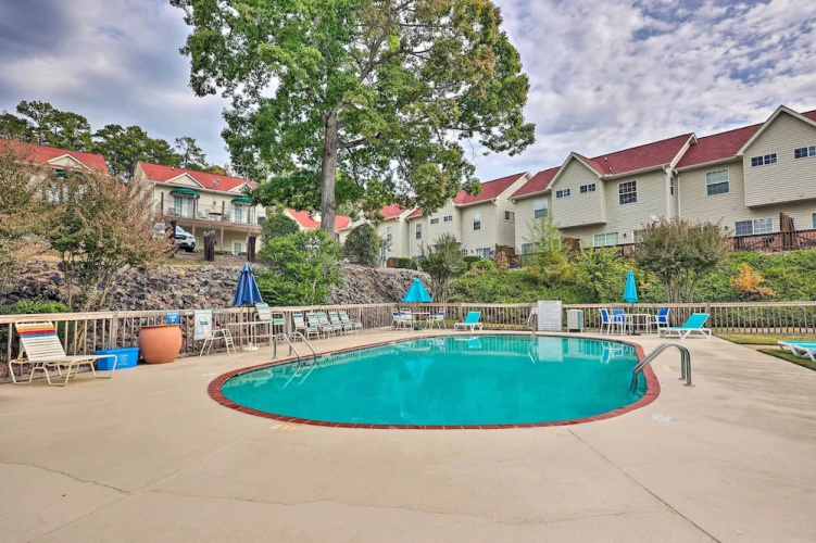 Fireplace, Pool Access: Waterfront Hot Springs Gem