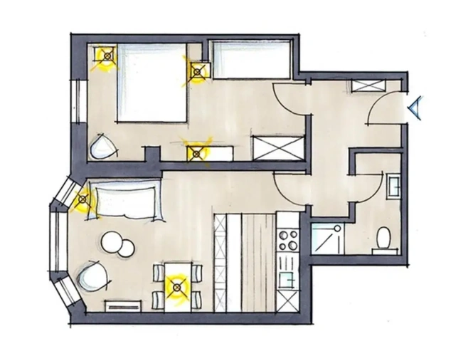 1 Bedroom Apartment