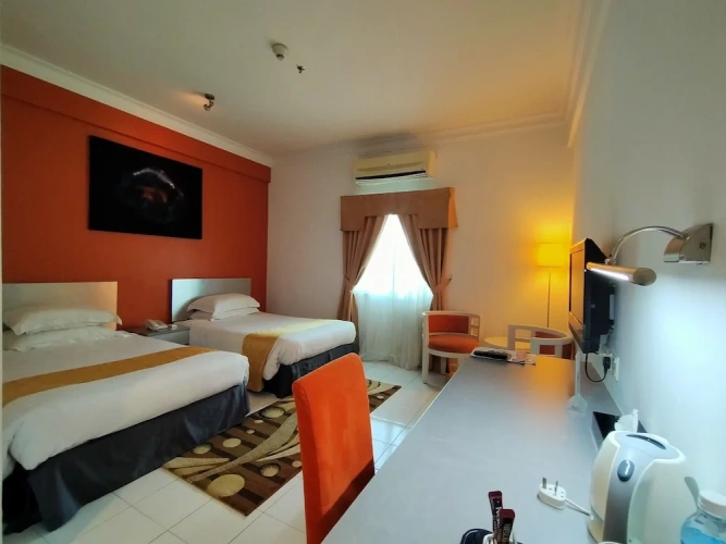 Deluxe Twin room with balcony and with sea view