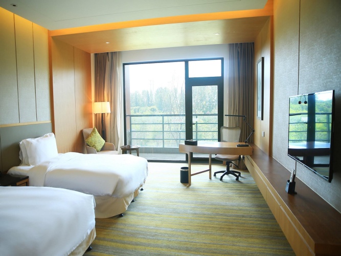Standard Twin room with garden view