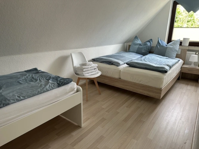 Standard Triple Family room with garden view